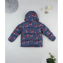 Abrigo azul de niño Spiderman