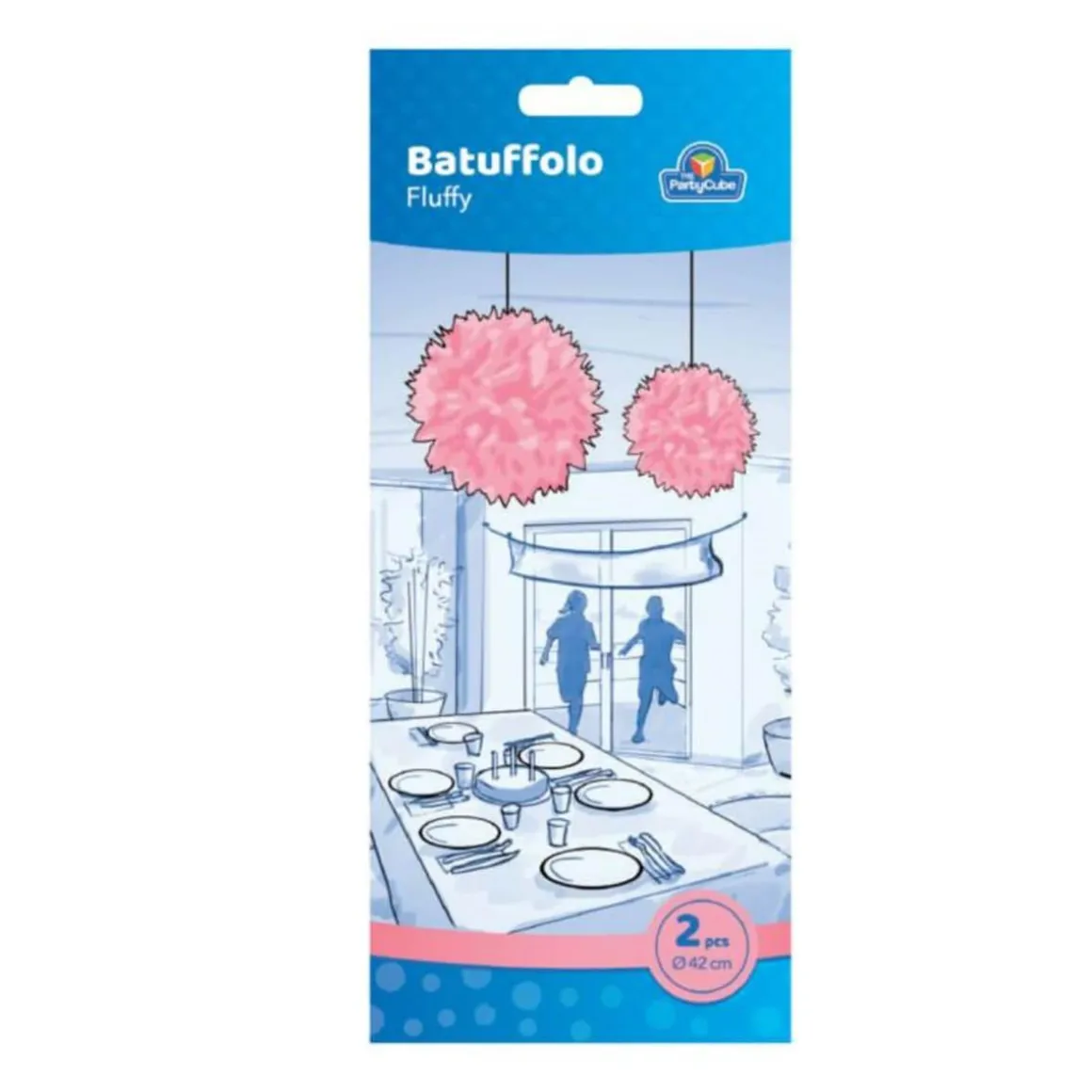 Adornos Bola Rosa 42 cm
