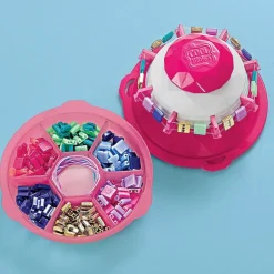 Air Hogs - Kit para hacer pulseras Popstyle con máquina de almacenamiento y cuentas reutilizables