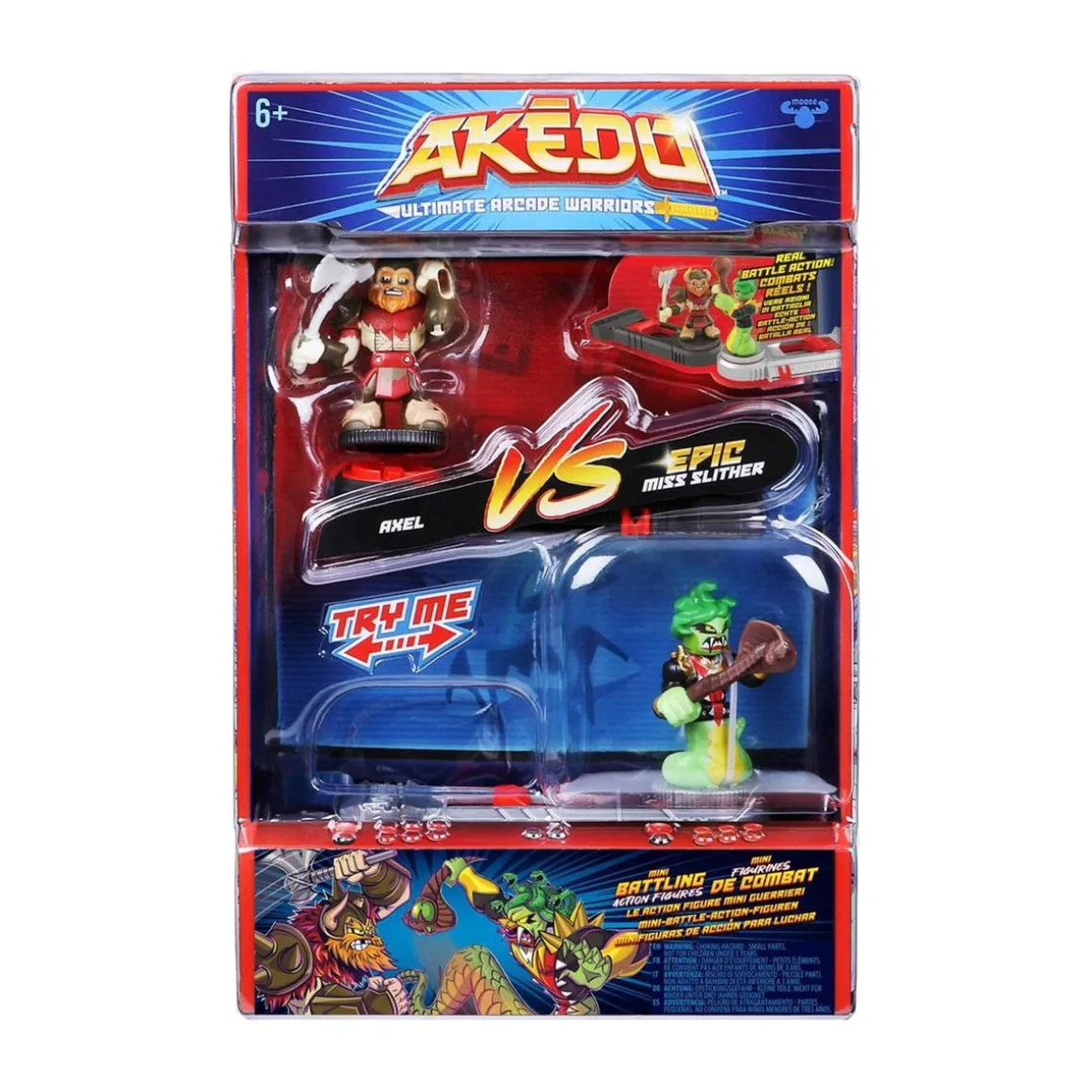 Akedo - Versus pack - Set 2 figuras con mando (varios modelos)