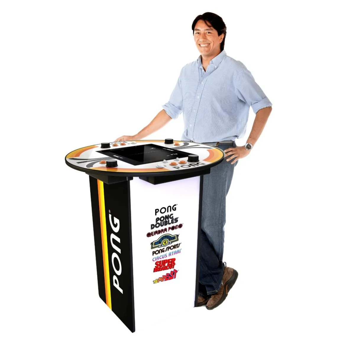 Arcade1Up - Mesa de juegos recreativa Multijugador Pong Arcade Table