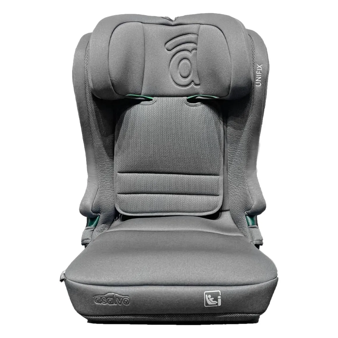 Asalvo - Silla de auto I-Size Unifix Gris 100-150 cm