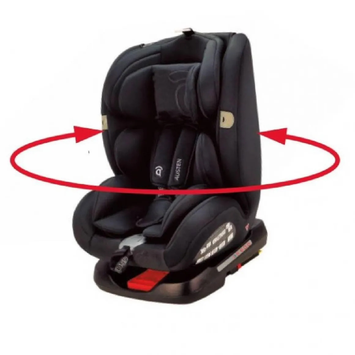 Asalvo - Silla de coche Austen negro