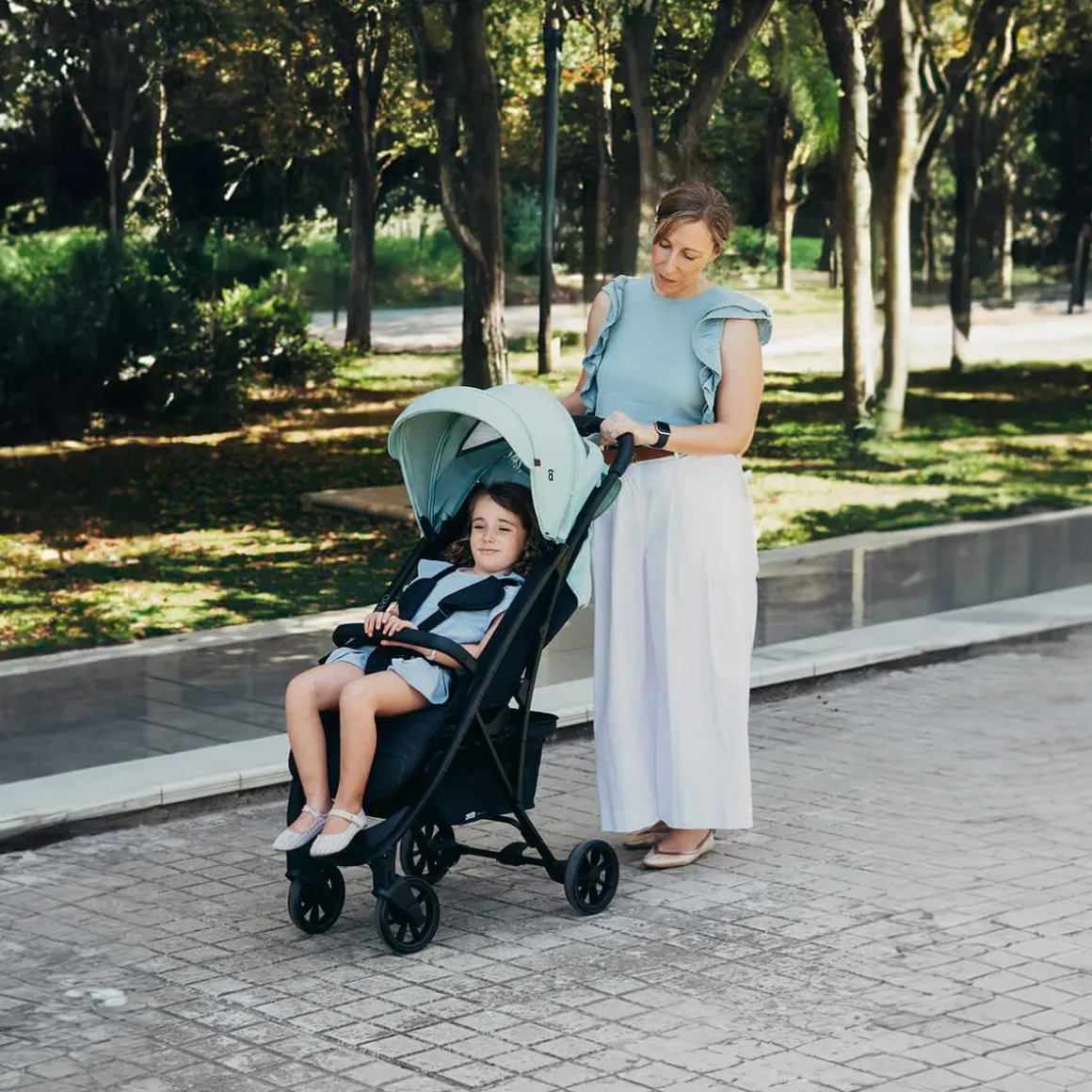 Asalvo - Silla de paseo Cotton 2 Verde