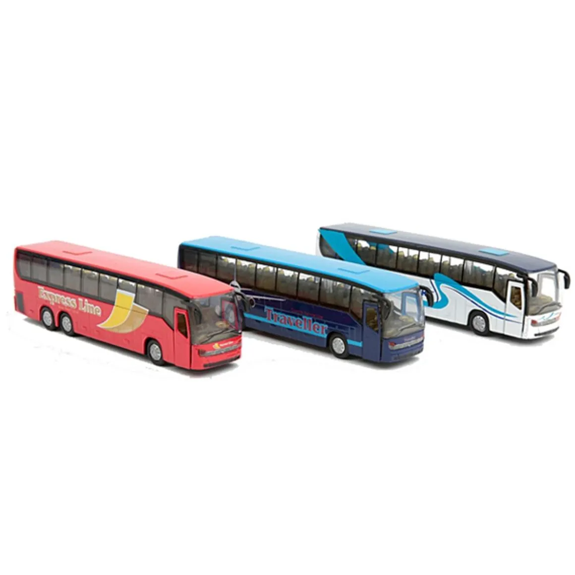 Autobús pequeño de metal - 20 cm (Varios modelos)