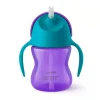 Avent - Taza con pajita 200ml lila