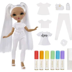 BABY born - Muñeca de moda Color & Create con ojos verdes y accesorios extra