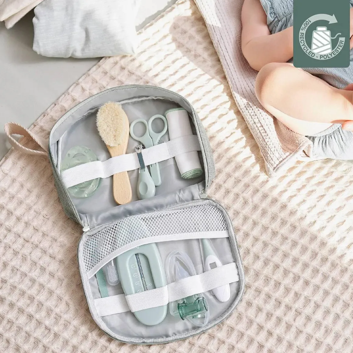 Babymoov - Neceser Bebé Matcha con 10 accesorios