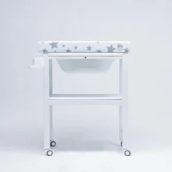 Bañera de Madera Estrellas Blanco