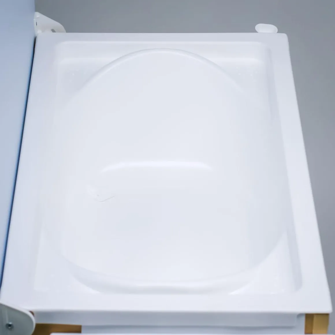 Bañera de Madera Natural Sobrebidé Topos Rosa