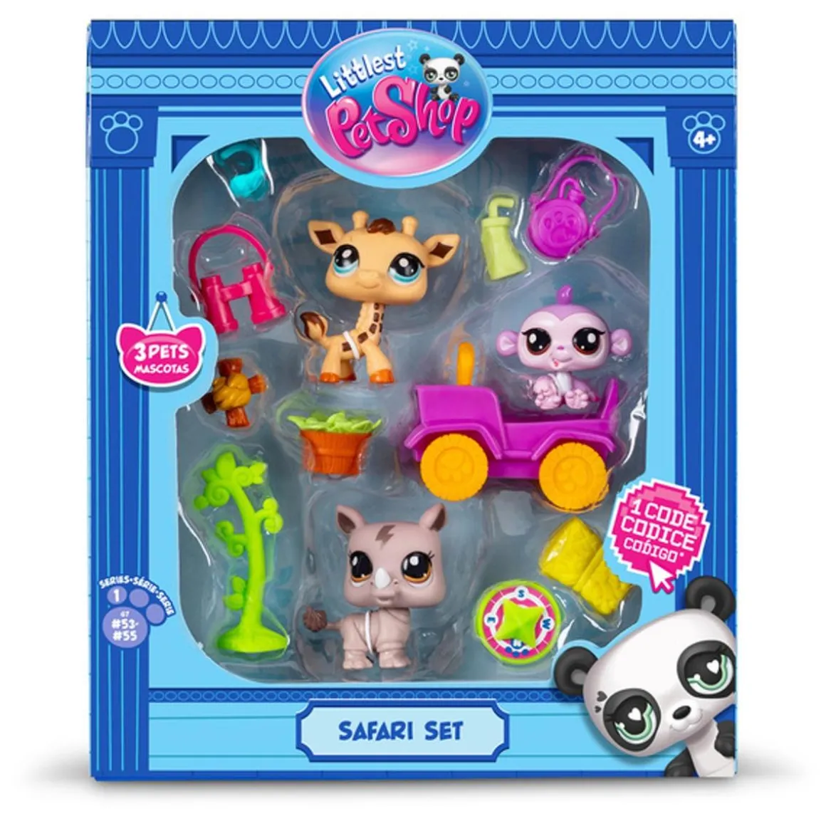 Bandai - Littlest PetShop - Safari Set ㅤ