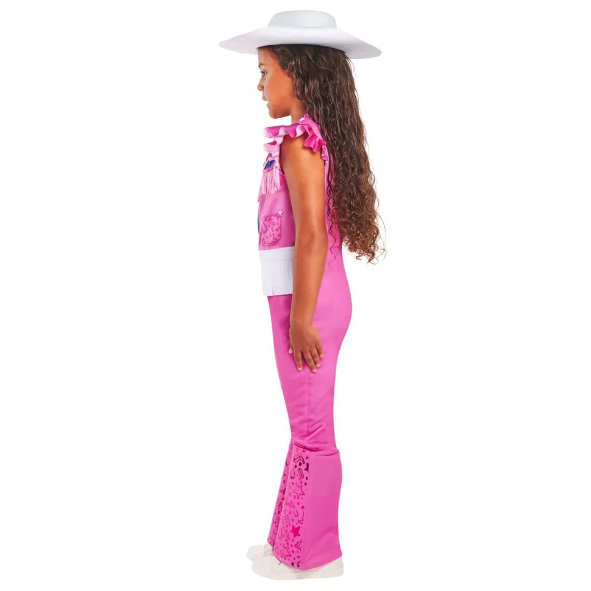 Barbie - Disfraz infantil Barbie Cowgirl 9-10 años