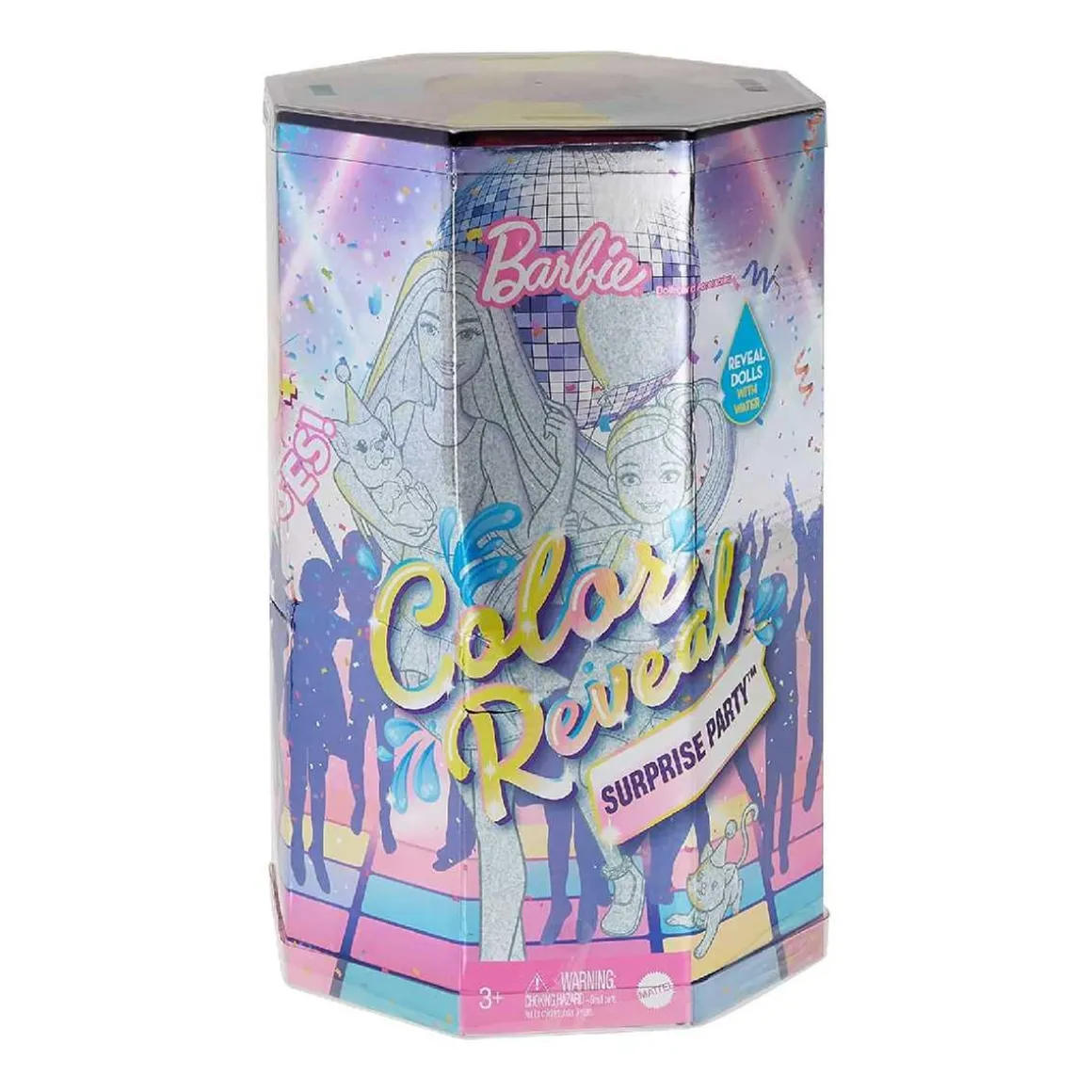 Barbie - Muñeca Color Reveal Fiesta Sorpresa