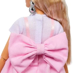 Barbie - Muñeca Deluxe Style vestido con lazo