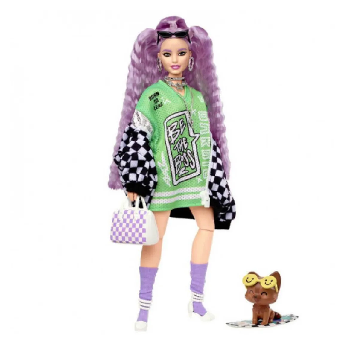 Barbie - Muñeca Extra - Chaqueta de carreras