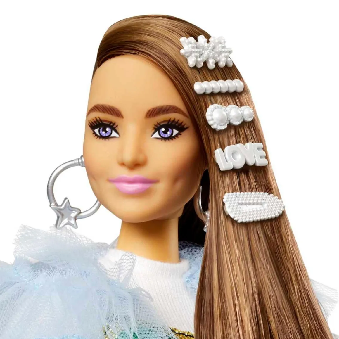 Barbie - Muñeca Extra - Vestido arcoíris