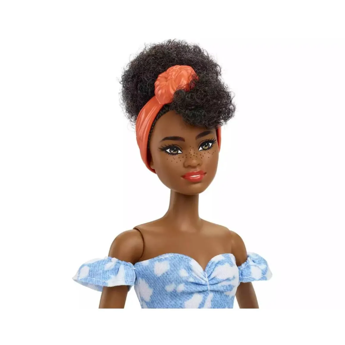 Barbie - Muñeca fashionista - vestido vaquero decolorado