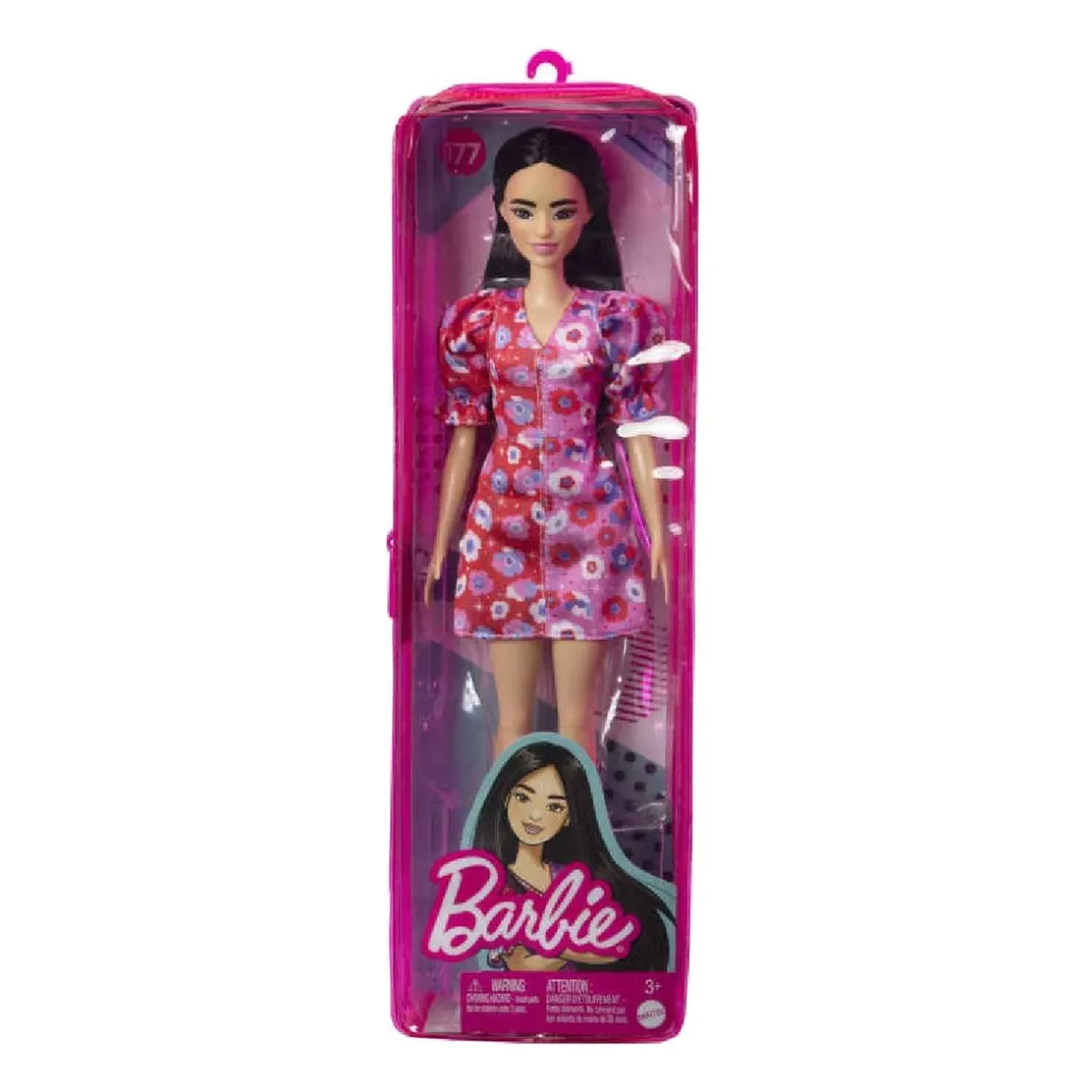Barbie - Muñeca Fashionista - Vestido de flores