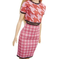 Barbie - Muñeca Fashionista - Conjunto pata de gallo