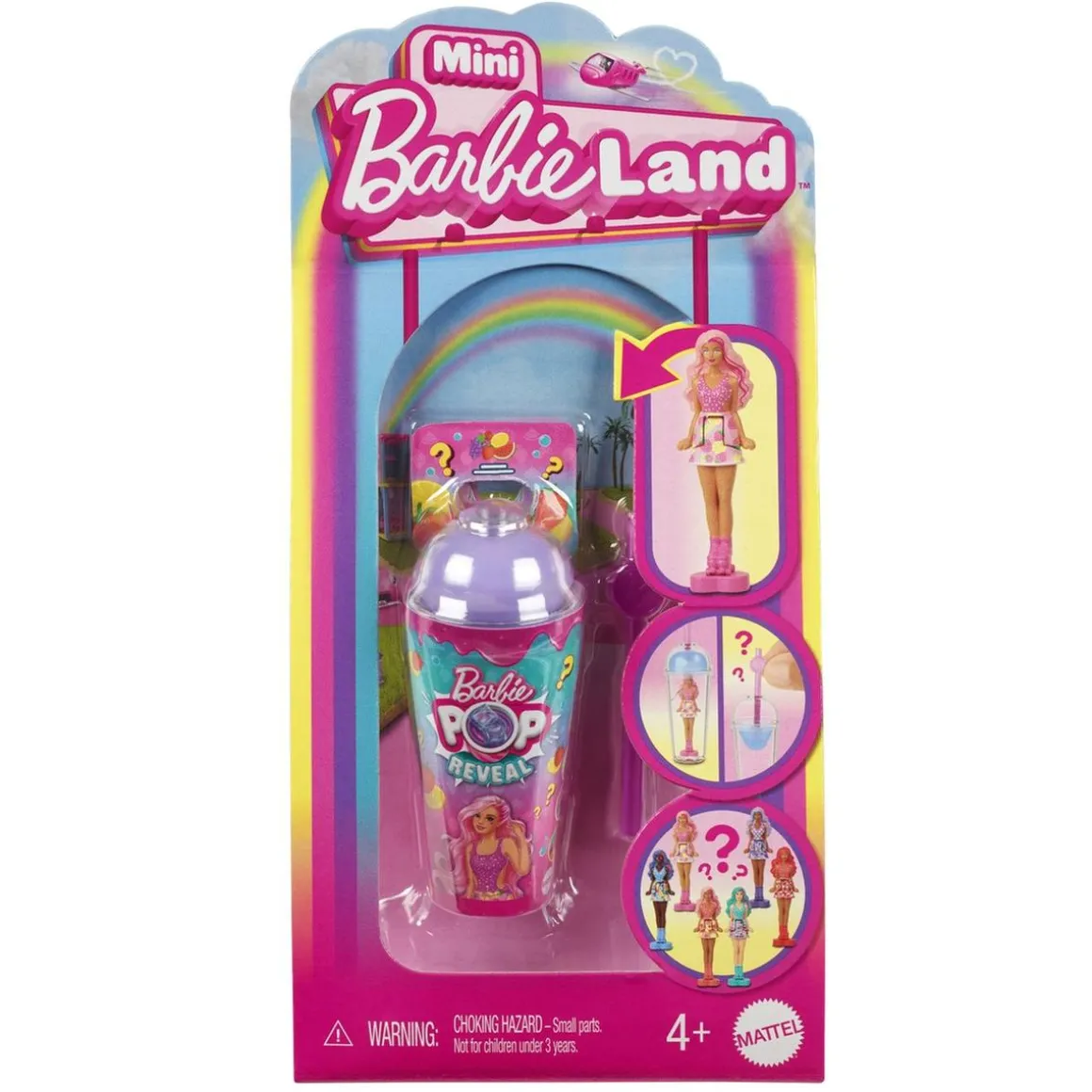 Barbie - Muñeca sorpresa Mini BarbieLand Pop Reveal (Varios modelos)