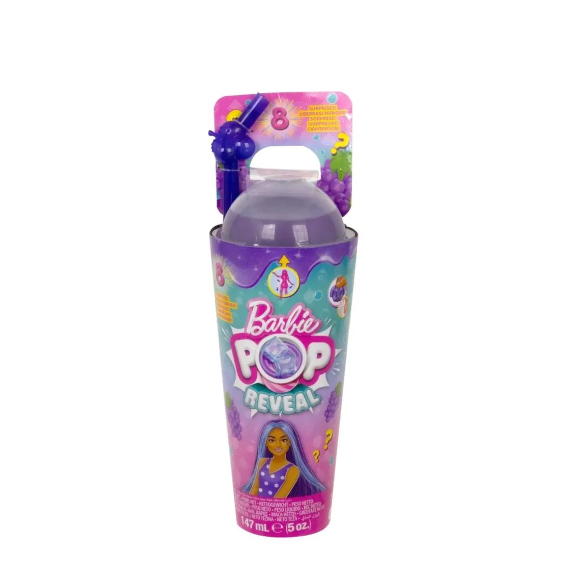 Barbie - Pop Reveal Serie frutas: Uvas