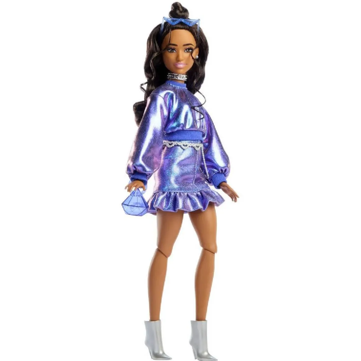 Barbie Deluxe Style - Conjunto Azul Metalizado