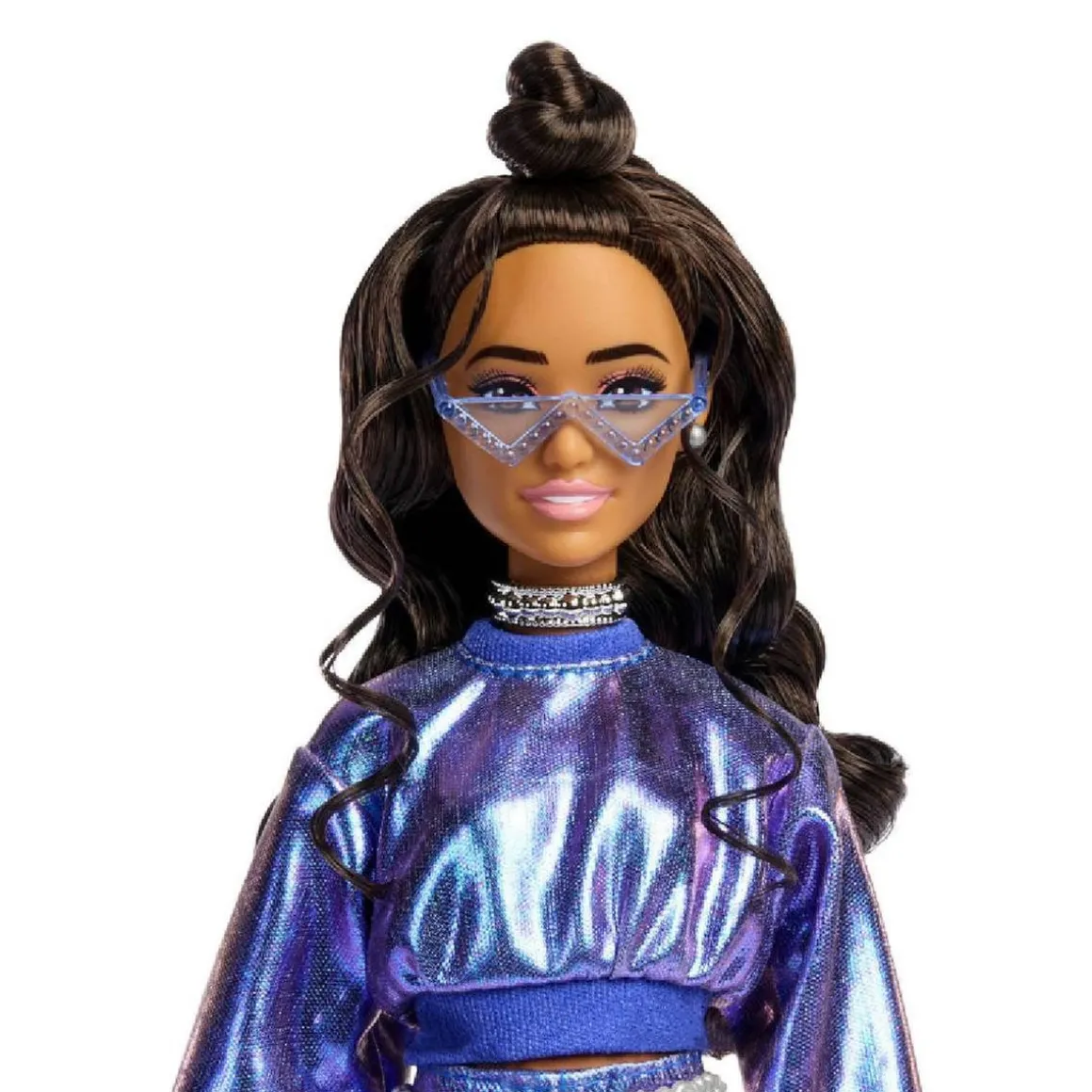 Barbie Deluxe Style - Conjunto Azul Metalizado