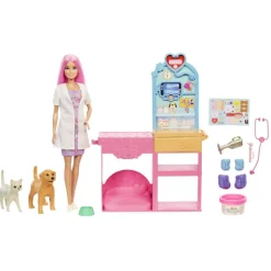 Barbie y su clinica veterinaria