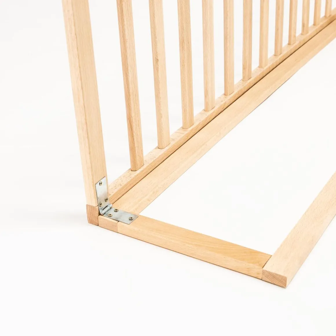 Barrera de cama de Madera Natural