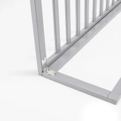 Barrera de cama de Madera Natural Gris