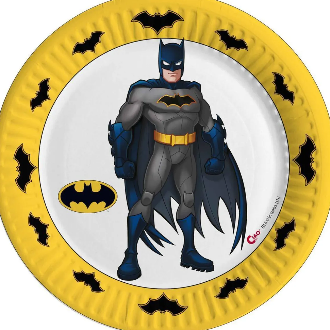 Batman - 8 platos de cartón