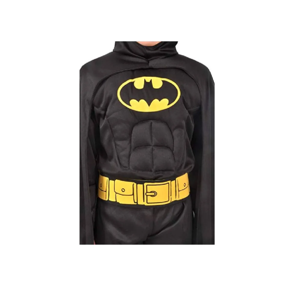 Batman - Disfraz con músculos 5-7 años