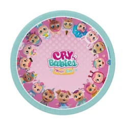Bebés llorones - 8 Platos de Cartón 18 cm