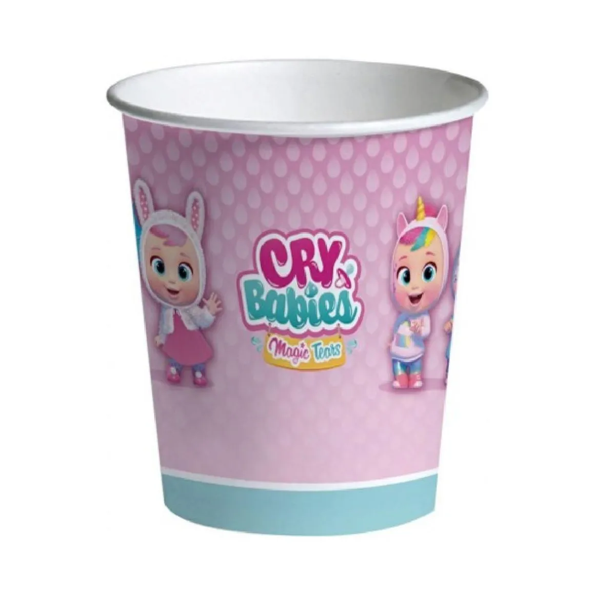 Bebés llorones - 8 Vasos de Cartón 250 ml