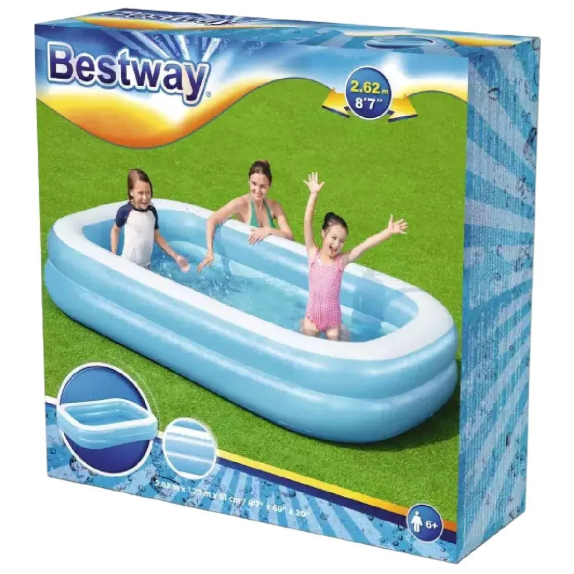BestWay - Piscina hinchable familiar