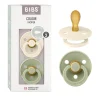 Bibs - Pack 2 chupetes Colour 6-18 meses - Ivory/Sage