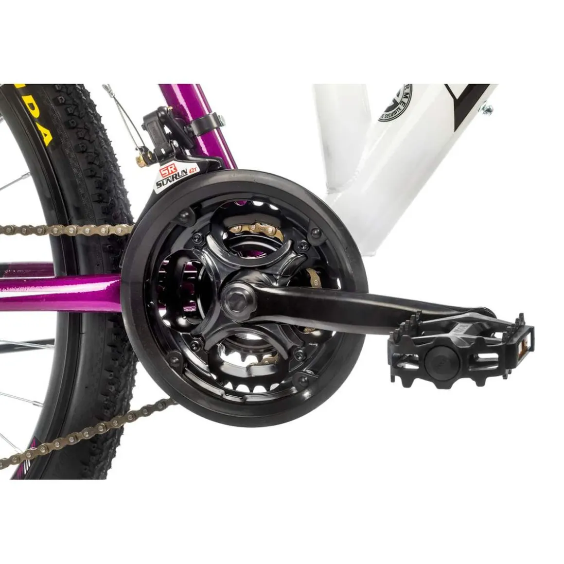 Bicicleta MTB NEON Amazone V1 blanca