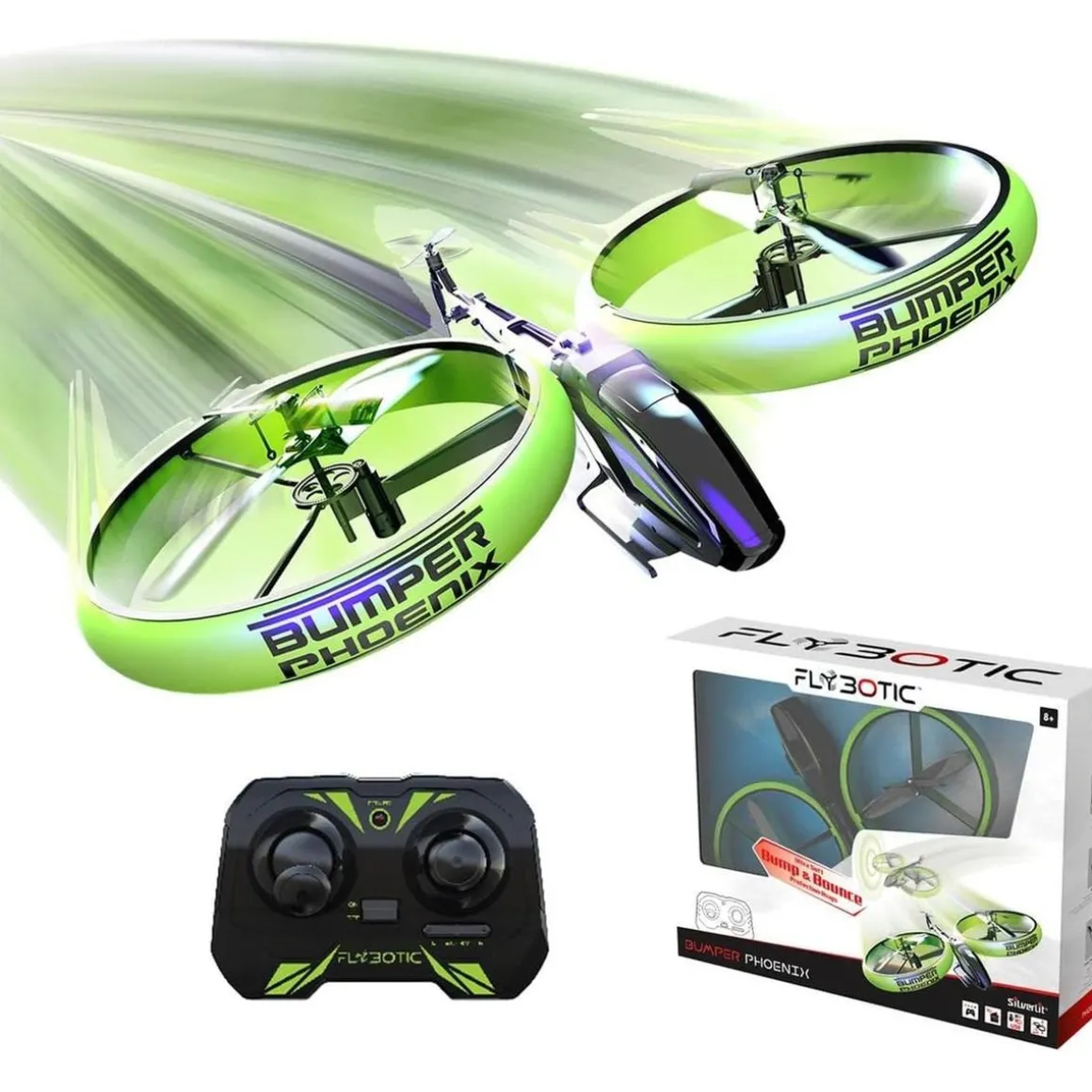 Bizak - Juguete volador multicolor Flybotic ㅤ