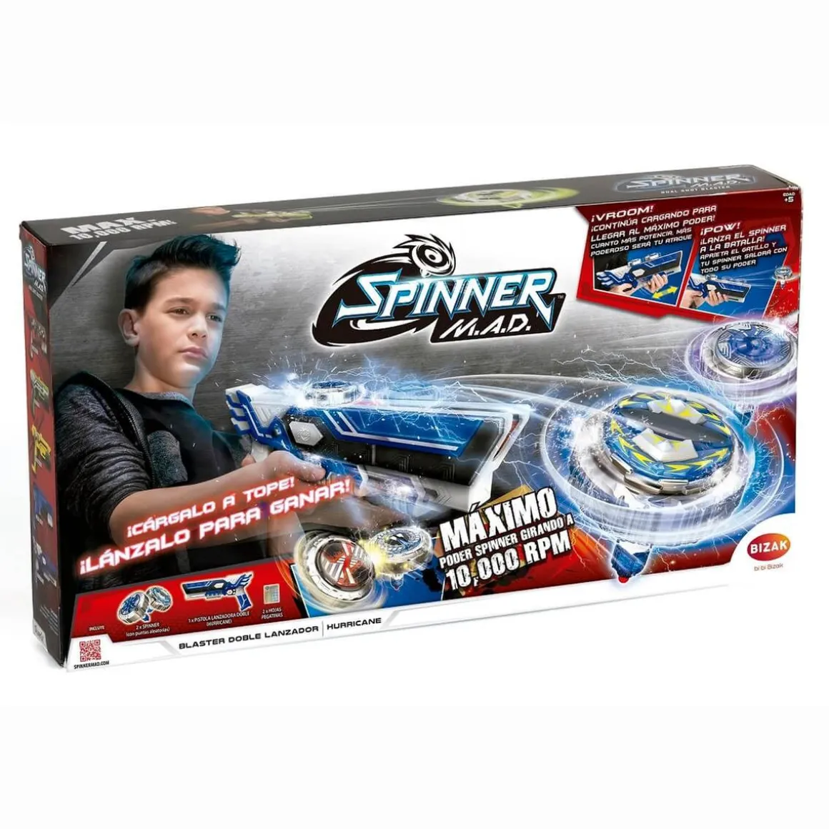 Blaster doble lanzador Hurricane