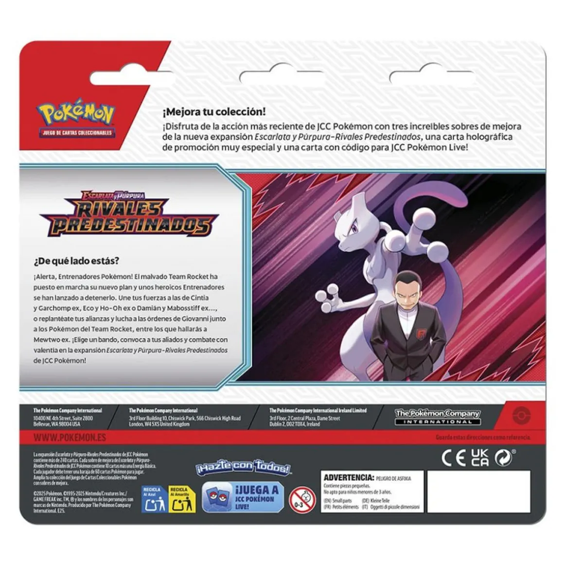 Blister Pokémon Rivales Predestinados