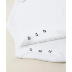 Body blanco con cuello bordado niño