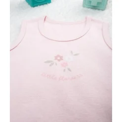 Body rosa flores