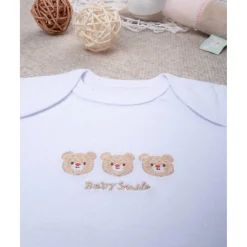 Body unisex sonrisa bordado ositos