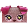Bolso de mano juguete cachorro con ojos arcoíris iluminados ㅤ