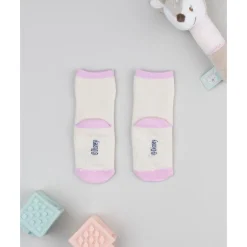 Calcetines antideslizantes Minnie rosa para niña