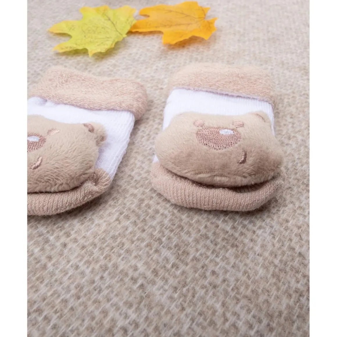 Calcetines Sonajero Bebé "Oso"