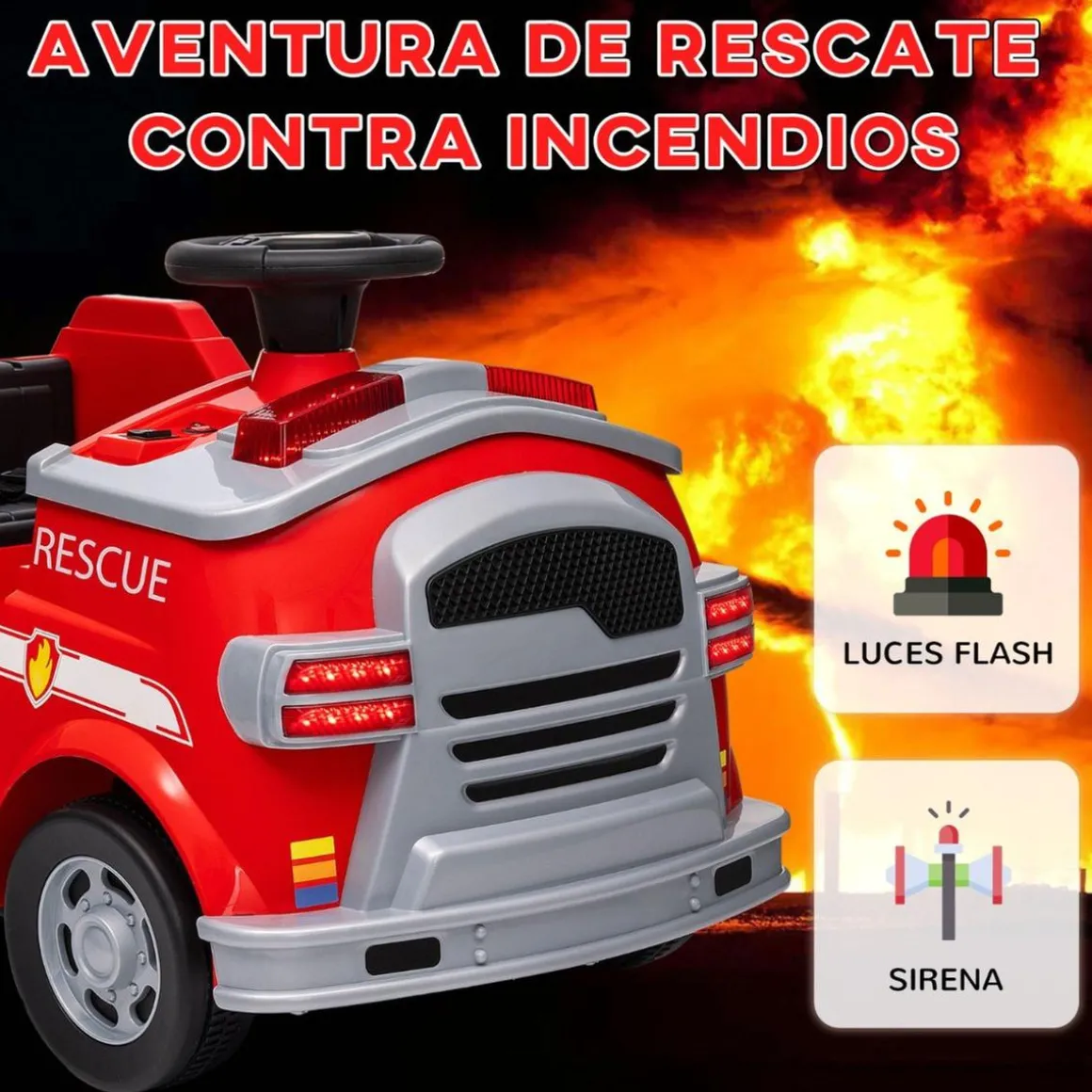 Camión de bomberos eléctrico