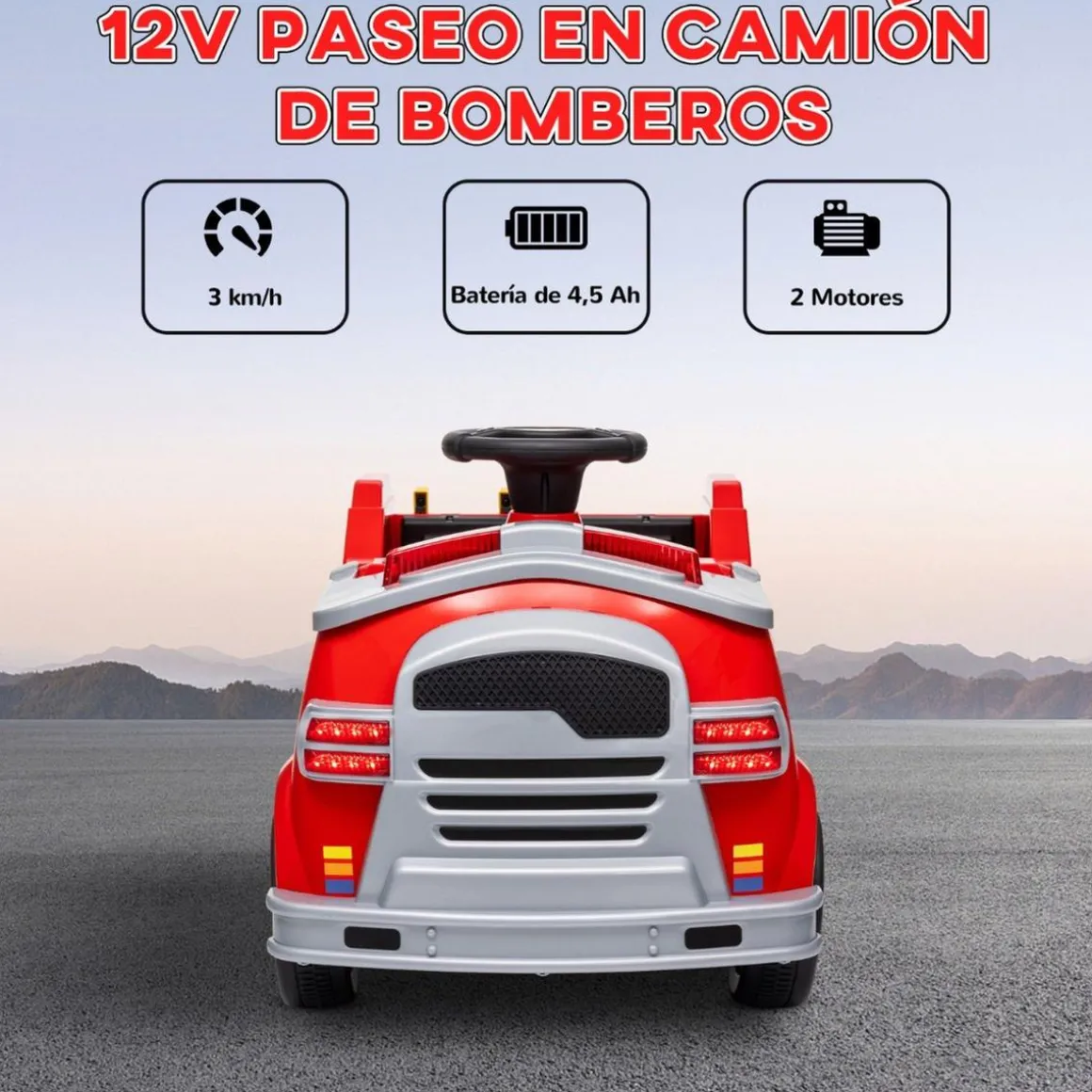 Camión de bomberos eléctrico