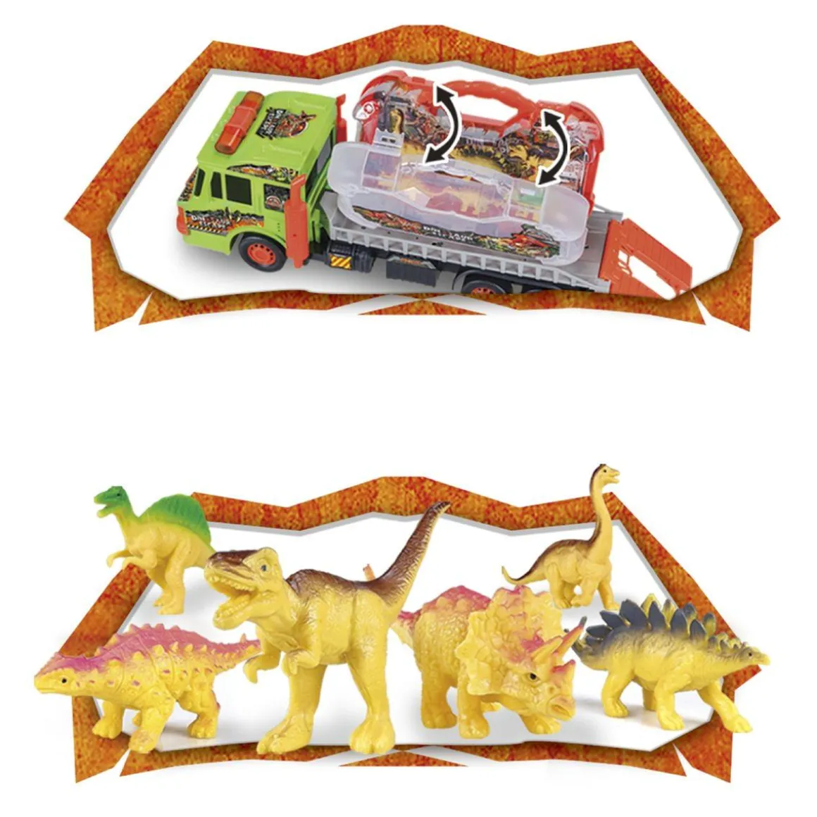 Camión de Rescate de Dinosaurios