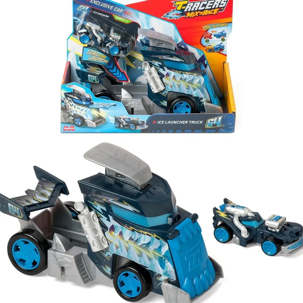 Camión lanzador T-Racers Mix N Race Ice ㅤ